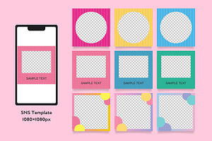 Instagram Template :9pattern