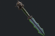 5 Fantasy Stylish Dagger -PBR-, an Object 3D Model by TFE Game Art (Thumbnail 2 of 16)