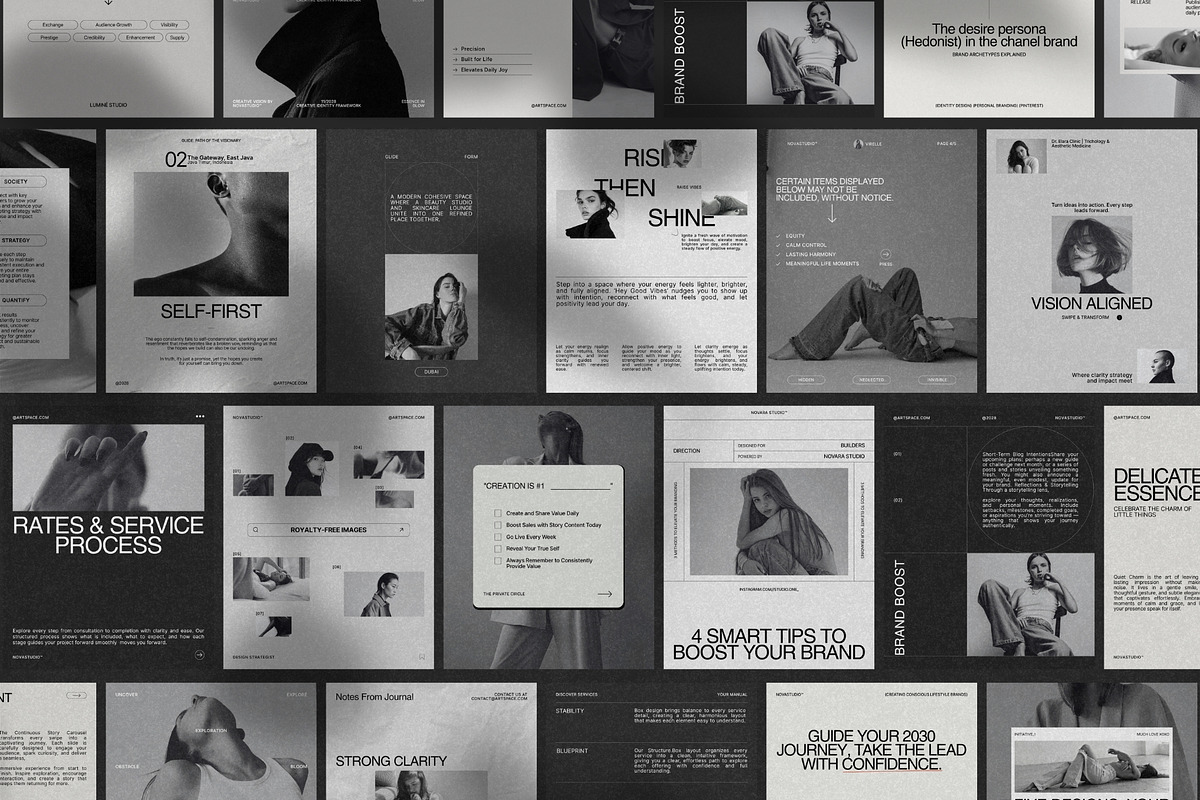 Business Instagram Post Template Kit, a Social Media Template by Crafted Pixel (Photo 2 of 9)