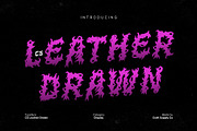 CS Leather Drawn, a Blackletter Font by Craft Supply Co. (Thumbnail 1 of 8)
