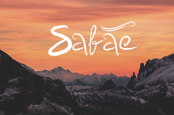 Safae Handwritten Font preview 5