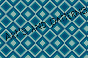 Geometrical Vintage Pattern In 70s