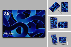 Tablet Screen Mockup, an iPad Mockup by Twins_studio926