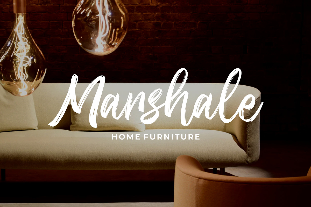 Wattgone - Handbrush Font preview 7