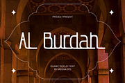 Al Burdah – Islamic Display Font, a Script Font by Vadovastd (Thumbnail 1 of 7)
