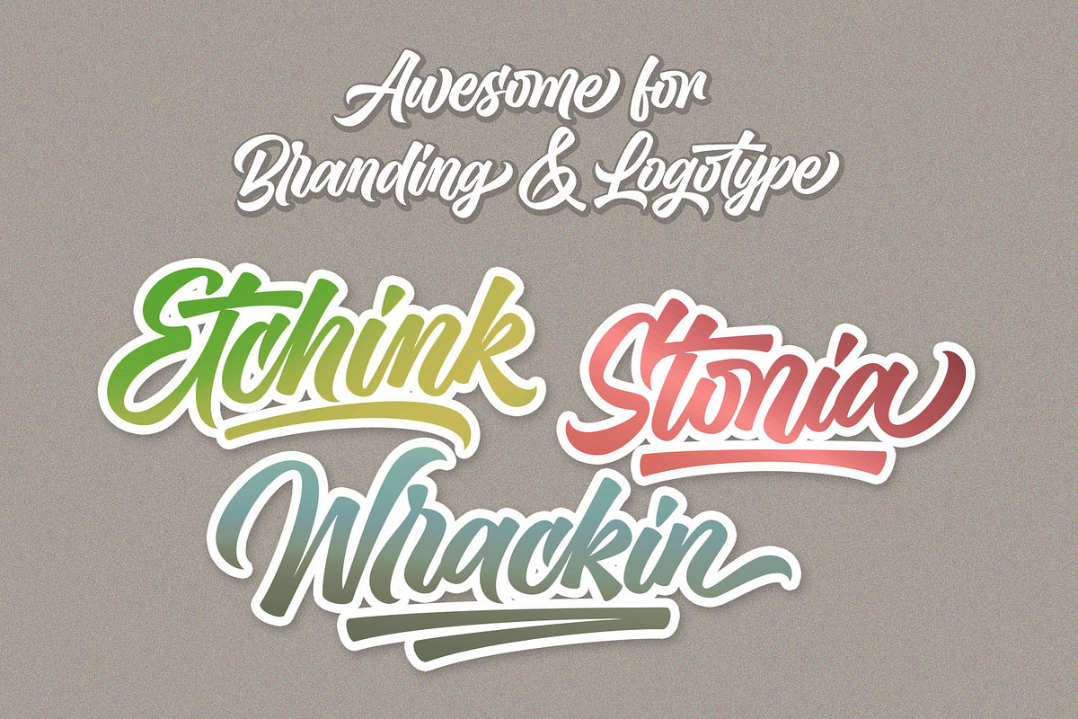 Undertake - Urban Lettering Font, a Script Font by Subectype Studio