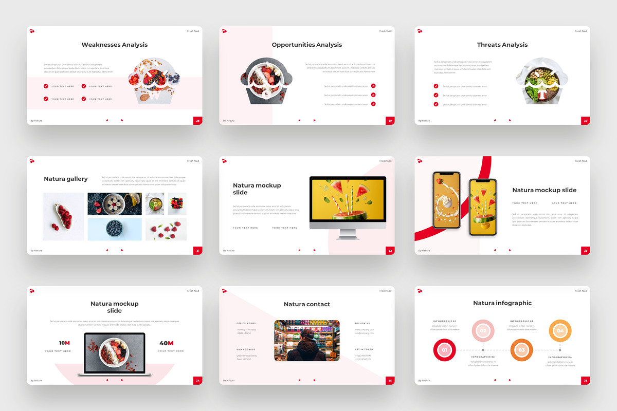 Natura - Healthy Food Keynote, a Presentation Template by BeadyLab (Photo 5 of 6)