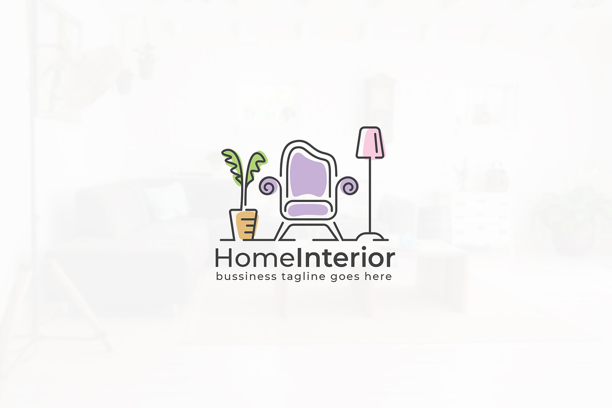 Home Interior Logo, a Branding & Logo Template by Slim Studio (Photo 2 of 3)