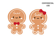 Christmas Gingerbread Cookies SVG, an Illustration by TheHitShop (Thumbnail 1 of 10)