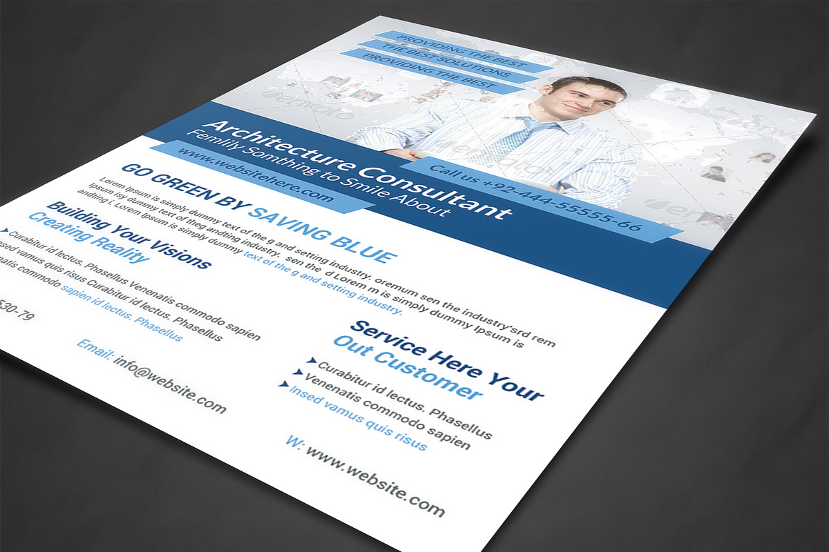 Business Planner Flyers Templates, a Flyer Template by AfzaalGraphics (Photo 2 of 4)