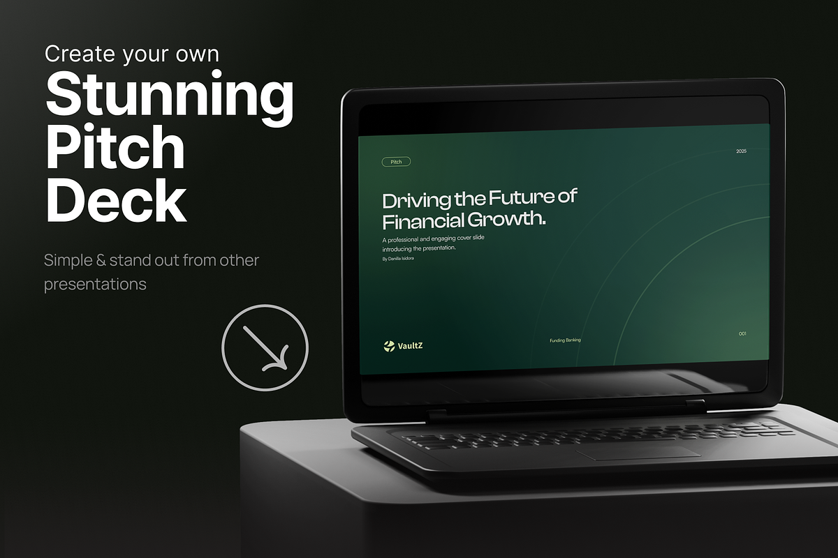 Banking Investor Pitch Deck, a Presentation Template by pickolabstudio (Photo 6 of 6)