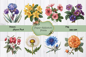 70 Flower Clipart Images