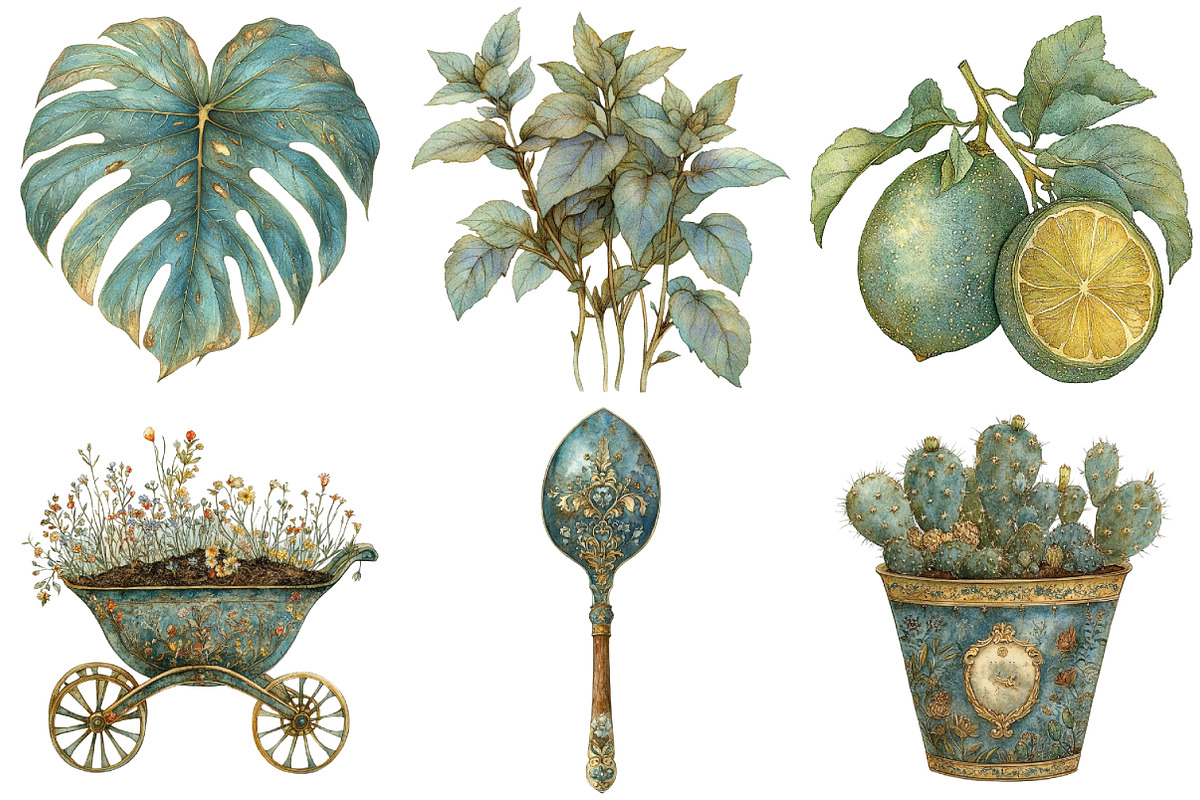 Green Garden Clipart, an Illustration by Daily.Designs (Photo 5 of 5)