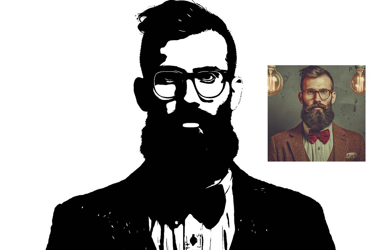 Silhouette Art Effect Photoshop, an Action Add-On by Studio Retouch (Photo 9 of 11)