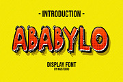 ABABYLO - Cartoon Display Font, a Font by Naistudio (Thumbnail 1 of 8)