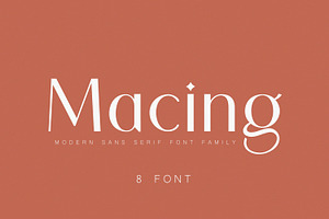 Macing - Modern Sans-serif Font