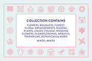 Floral Line Icons, an Outline Icon by Made by Made (Thumbnail 2 of 7)