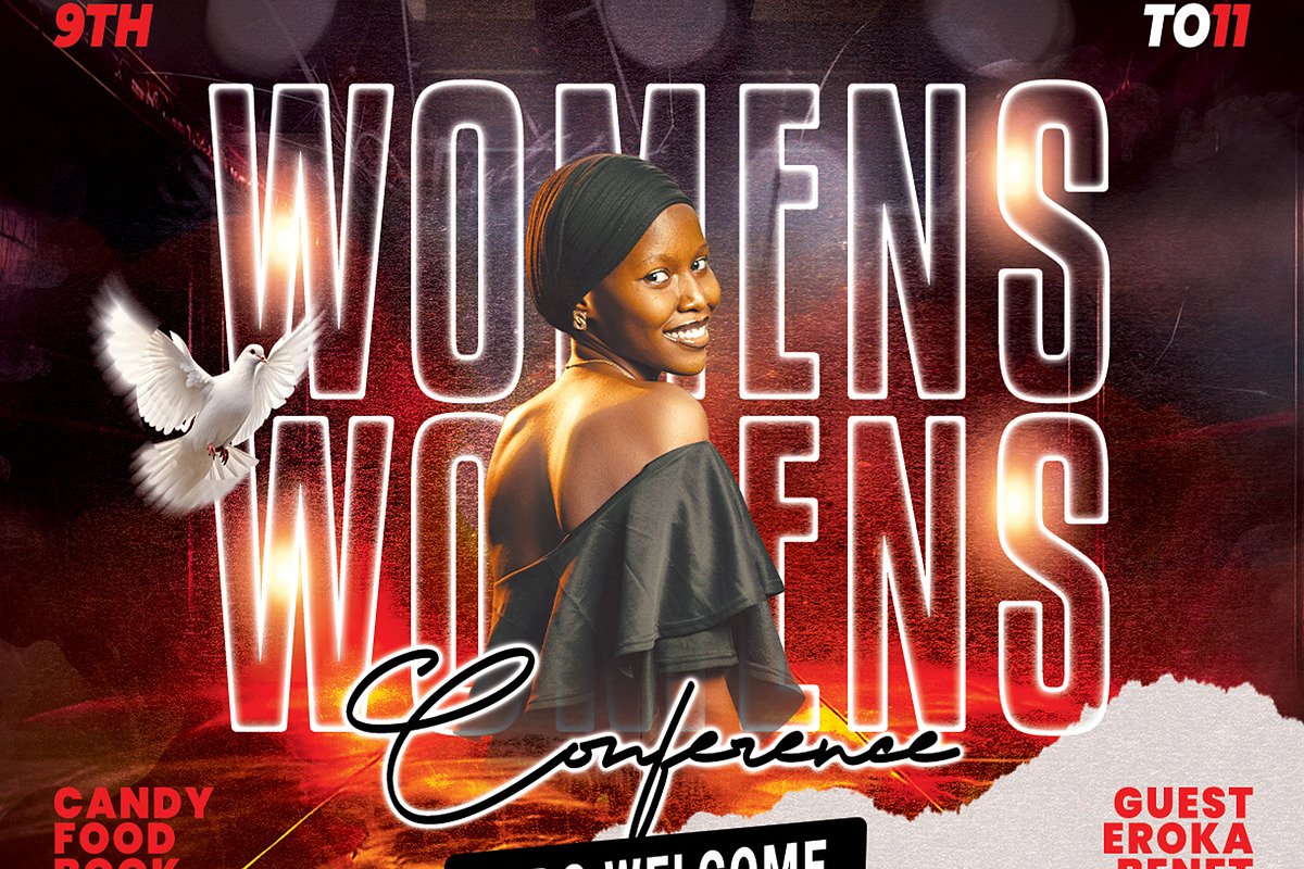 Women's Conference Flyer, a Flyer Template by Poushe Design (Photo 4 of 4)