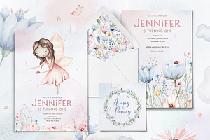 Fairy Garden Watercolor Collection