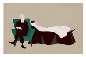 Psychotherapy session, a Person Illustration by Good Studio