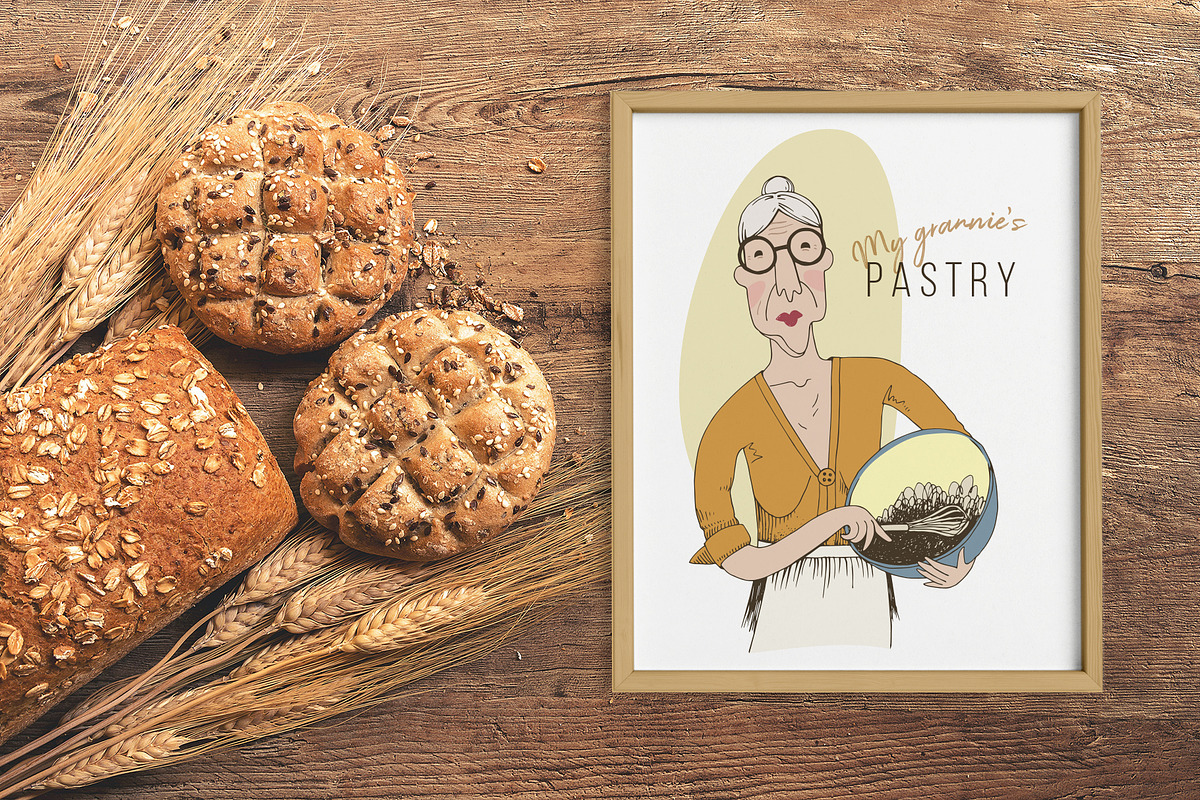 People baking, a Food Illustration by handsketched (Photo 6 of 10)