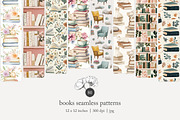 80 books seamless pattern, a Pattern Graphic by Poppy Lane Studio (Thumbnail 1 of 11)
