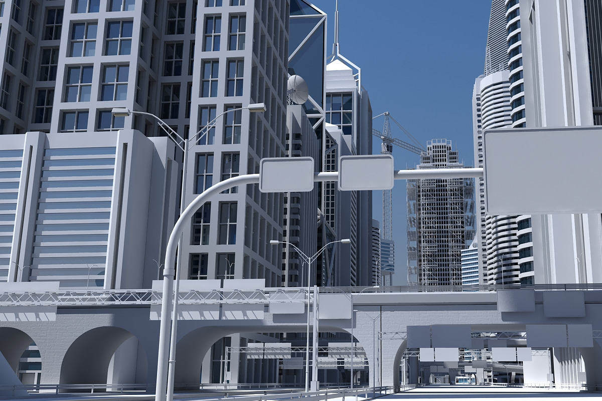 High Definition City 2012, an Architecture 3D Model by Giimann (Photo 6 of 14)