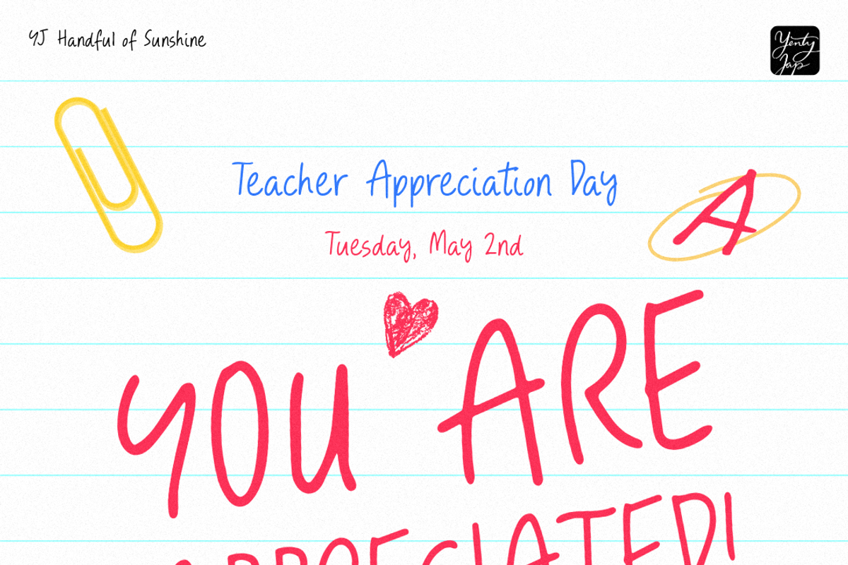 YJ Handful of Sunshine, a Script Font by YENTY JAP CO (Photo 12 of 20)