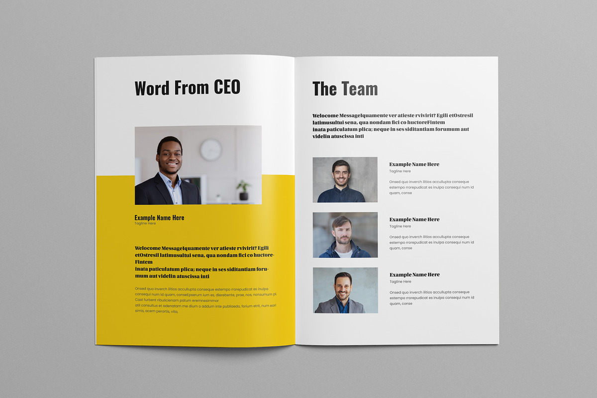 Employee Handbook Layout, a Brochure Template by Pixelpick (Photo 6 of 9)