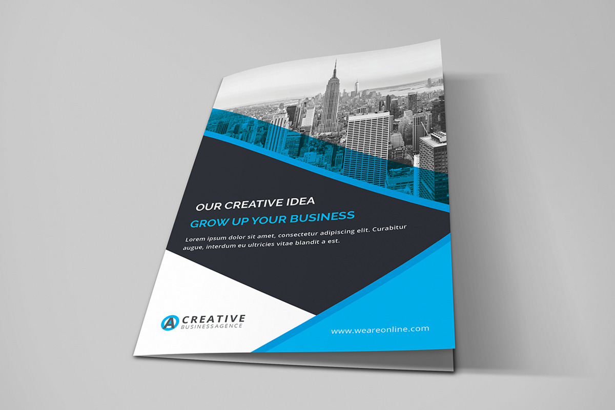 Corporate Bi-Fold Brochure, a Brochure Template by design_pick (Photo 2 of 4)