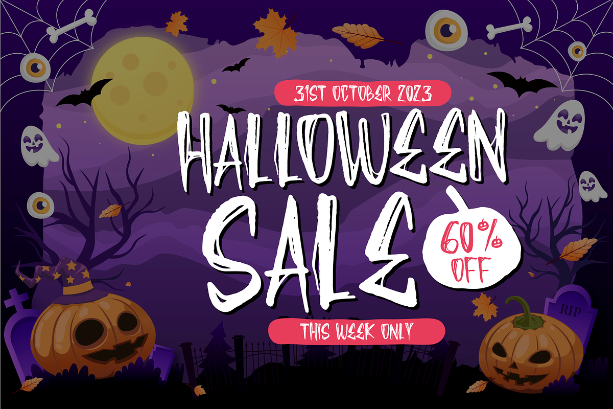 Wasted Halloween |Spooky Handwritten, a Font by Forberas Club (Photo 4 of 7)