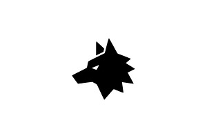 Wolf Head Icon Animal, an Animal Illustration by Vectorium Studio