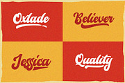 Karolin - Retro Font, a Script Font by yellowline (Thumbnail 2 of 8)