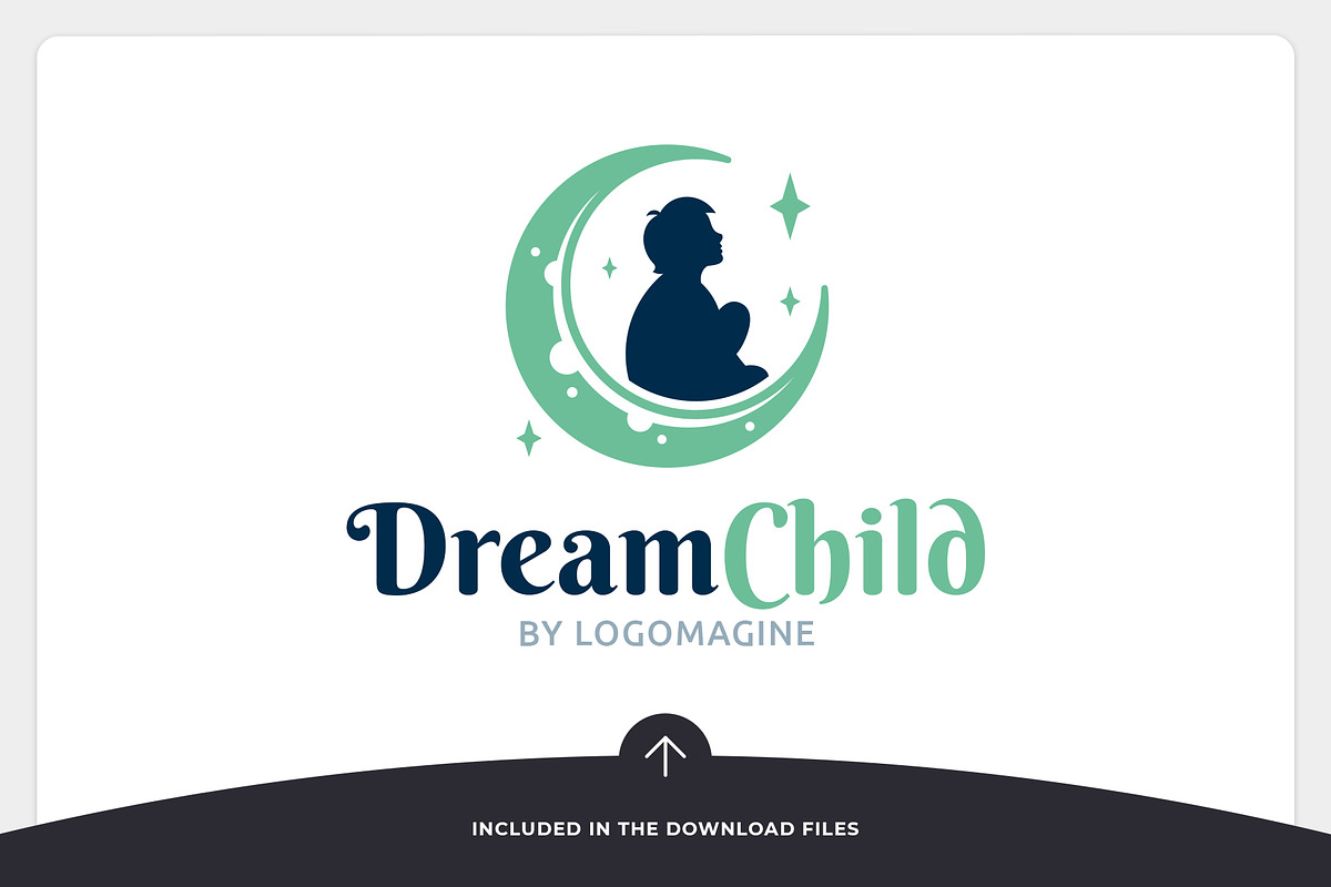 Dream Child - Boy Logo Template, a Branding & Logo Template by LOGOMAGINE (Photo 7 of 16)
