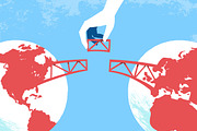 Bridge Connection, a Person Illustration by Hurcastock! (Thumbnail 6 of 9)