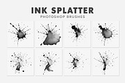 30 Ink Splatter Brushes, a Brush Add-On by AB-TheDesigner (Thumbnail 3 of 5)