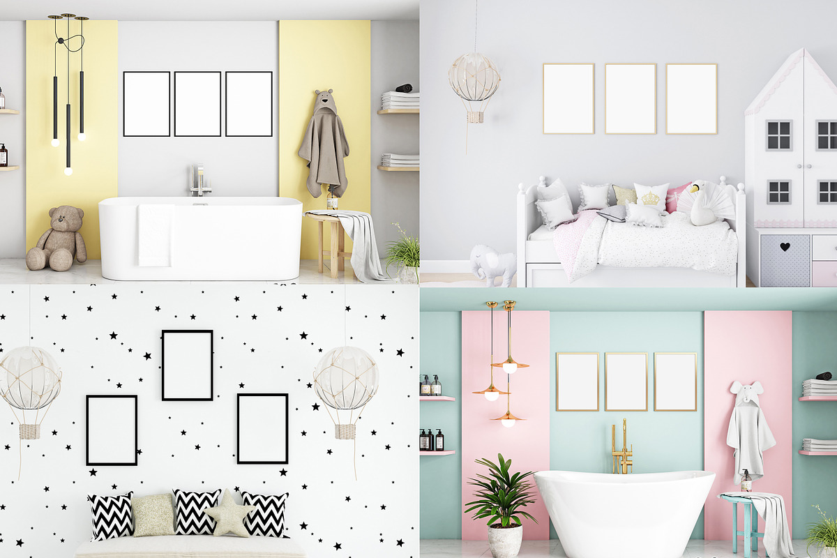 Frame Mockup Kids Bundle - 34, a Print Template by Mockup Shop (Photo 2 of 6)