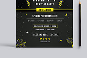 Happy New Year Flyer Layout, a Flyer Template by MightyDesign (Thumbnail 5 of 8)