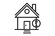 Information Point Line Icon, an Icon by Pexelpy (Thumbnail 1 of 2)