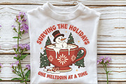 Sassy Holiday Humor Trendy Christmas, an Illustration by CraftArtStudio (Thumbnail 2 of 4)