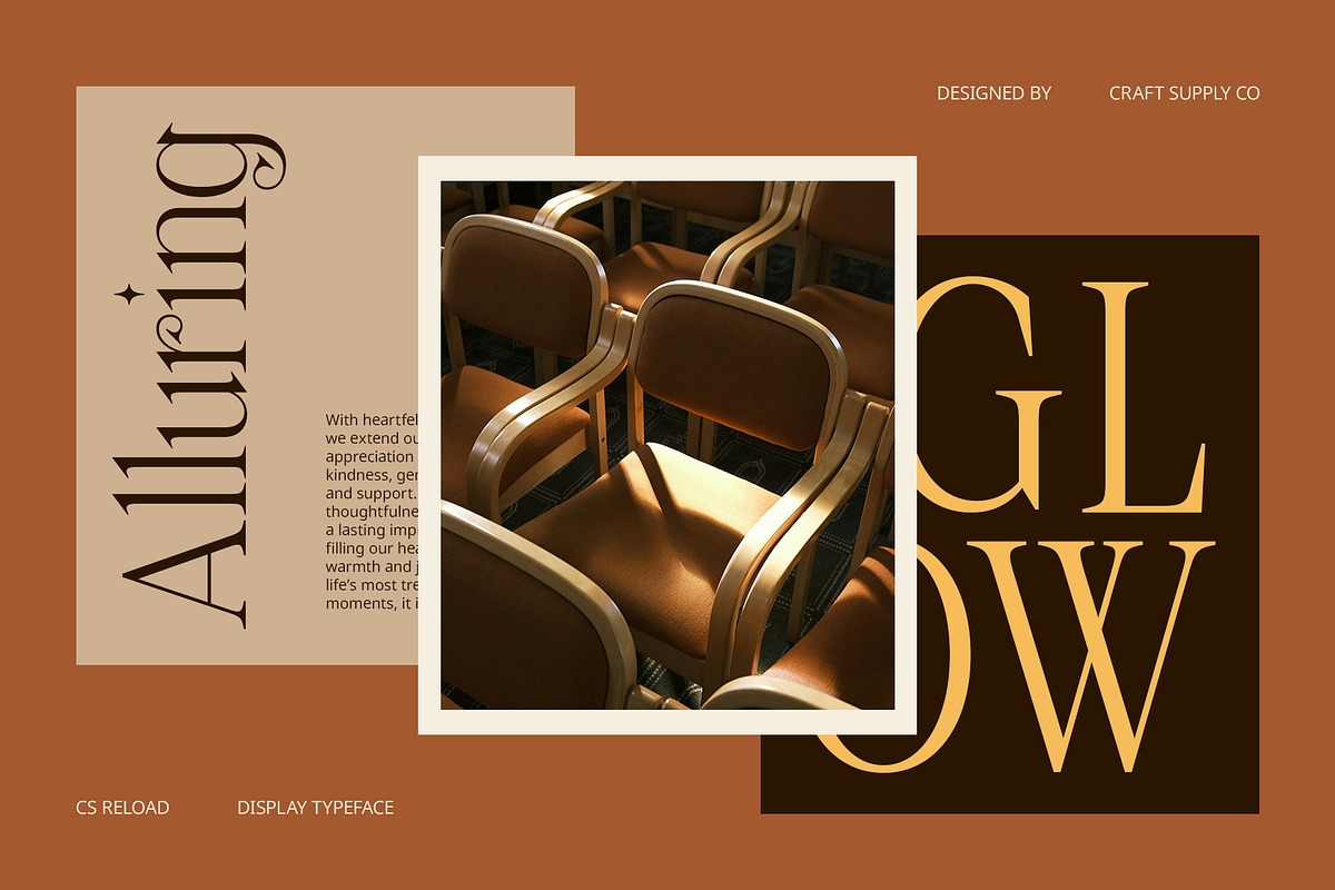 CS Reload – Aesthetic Font, a Serif Font by Craft Supply Co. (Photo 3 of 8)