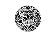 Floral Ornament Silhouette Bundle, an Illustration by BIPLOB EXPERT (Thumbnail 30 of 51)