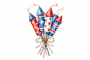 4th of July Sublimation Clipart, a Seasonal Illustration by VetalStock (Thumbnail 2 of 21)
