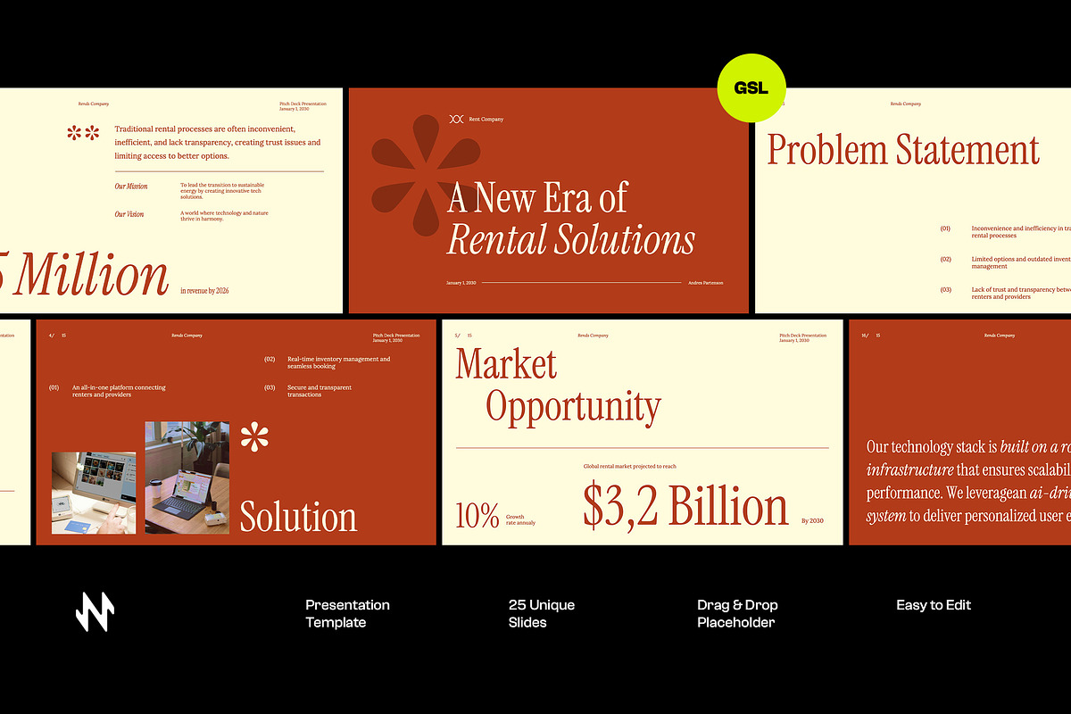 Rends Rental Platform Pitch Deck GSL