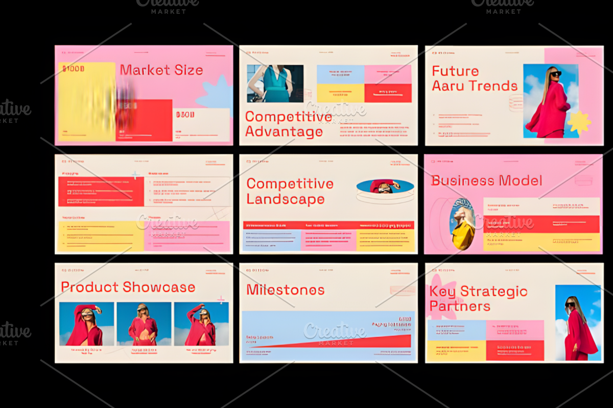 Pink Creative Pitch Deck PowerPoint, a Presentation Template by Ink Gallery (Photo 3 of 4)