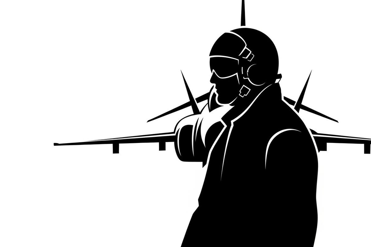 collection of pilot silhouettes, an Illustration by Amazin_art (Photo 18 of 29)