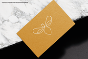 Bee symbol logo, a Branding & Logo Template by MuzaInspires (Thumbnail 4 of 5)