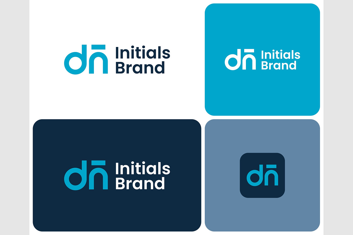 Letter DN Curve Line Clean Logo, a Branding & Logo Template by ika trisiana (Photo 1 of 2)