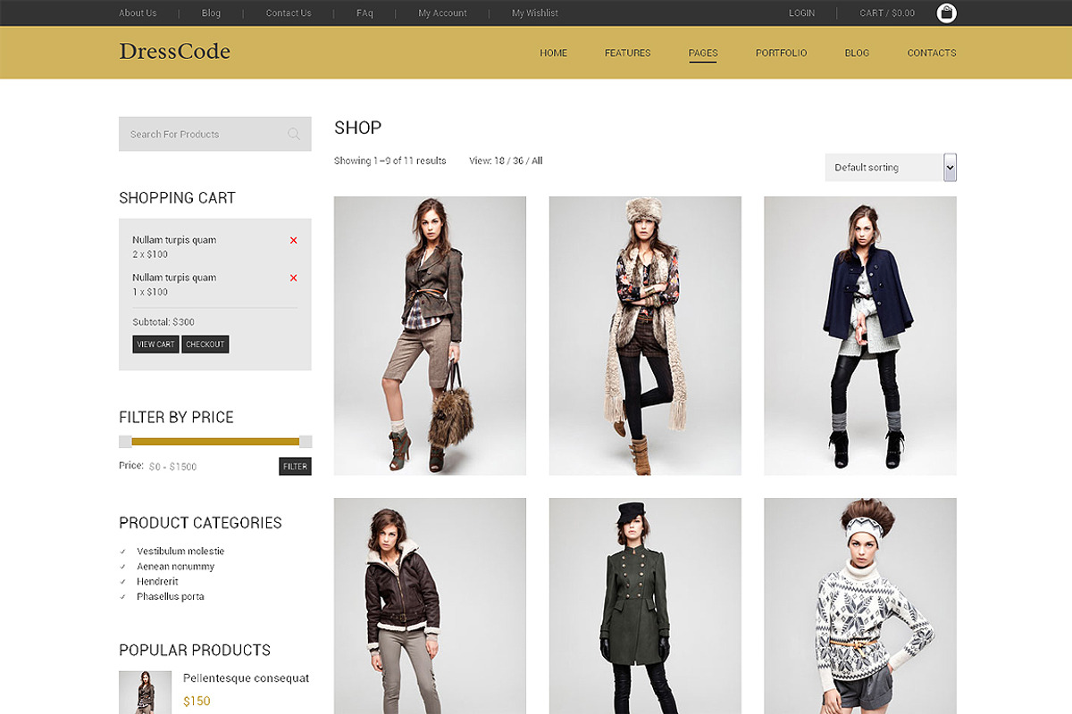 DressCode Bootstrap Site Themes, a Bootstrap Template by IceTemplates (Photo 2 of 3)