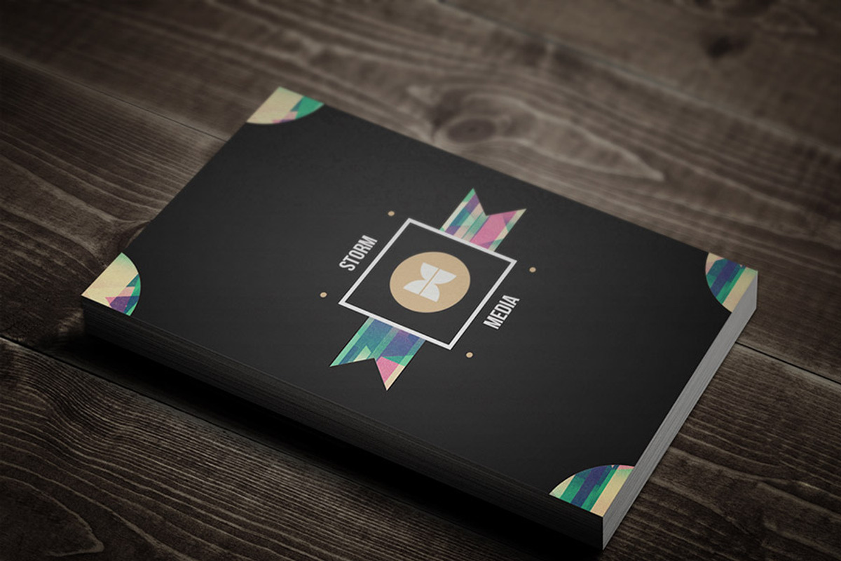Retro/Vintage Style Business Card V3, a Business Card Template by PSD Storm (Photo 3 of 8)